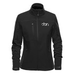 Stormtech Cascades Women's Softshell - BHS3W Black Black SIDE Stormtech Cascades Women's Softshell - BHS3W Black Black SIDE