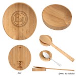 Bamboo Spoon Rest - 75059 NAT Laser Bamboo Spoon Rest - 75059 NAT Laser