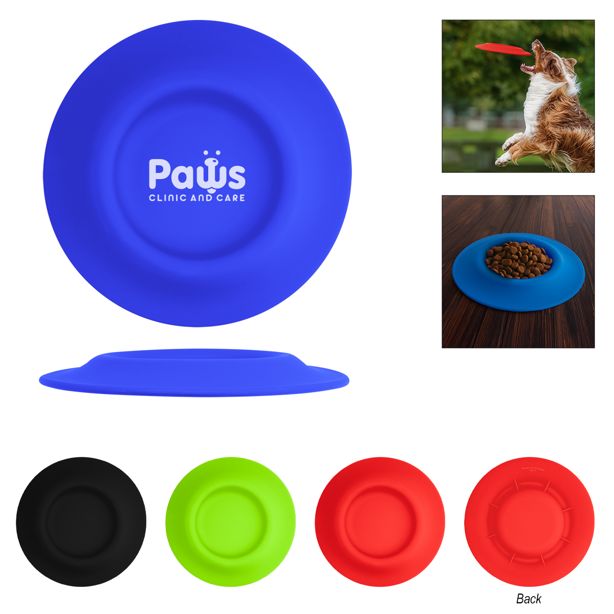 2-in-1 Flying Disc Pet Bowl 1