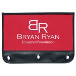 Zippered Pencil Case - 9472 REDBLK Silkscreen Zippered Pencil Case - 9472 REDBLK Silkscreen