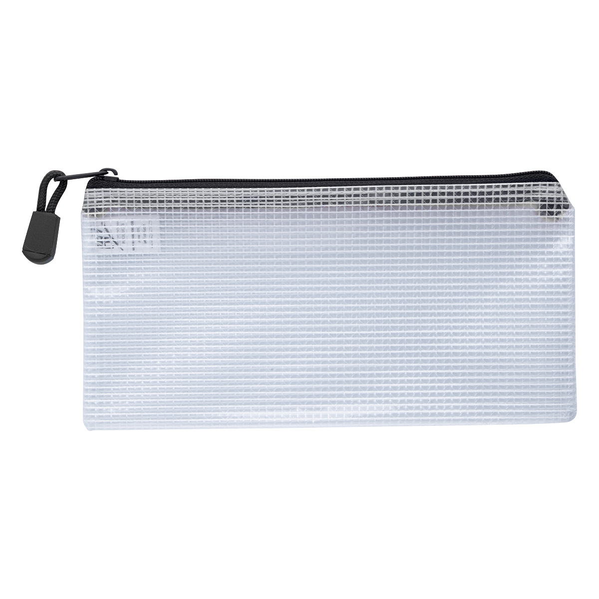 Clear Zippered Pencil Pouch 1