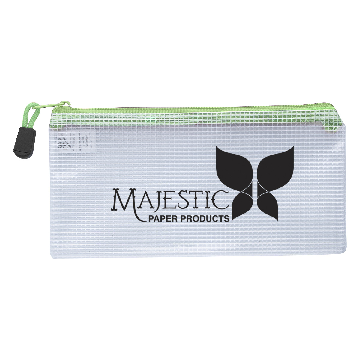 Clear Zippered Pencil Pouch 1