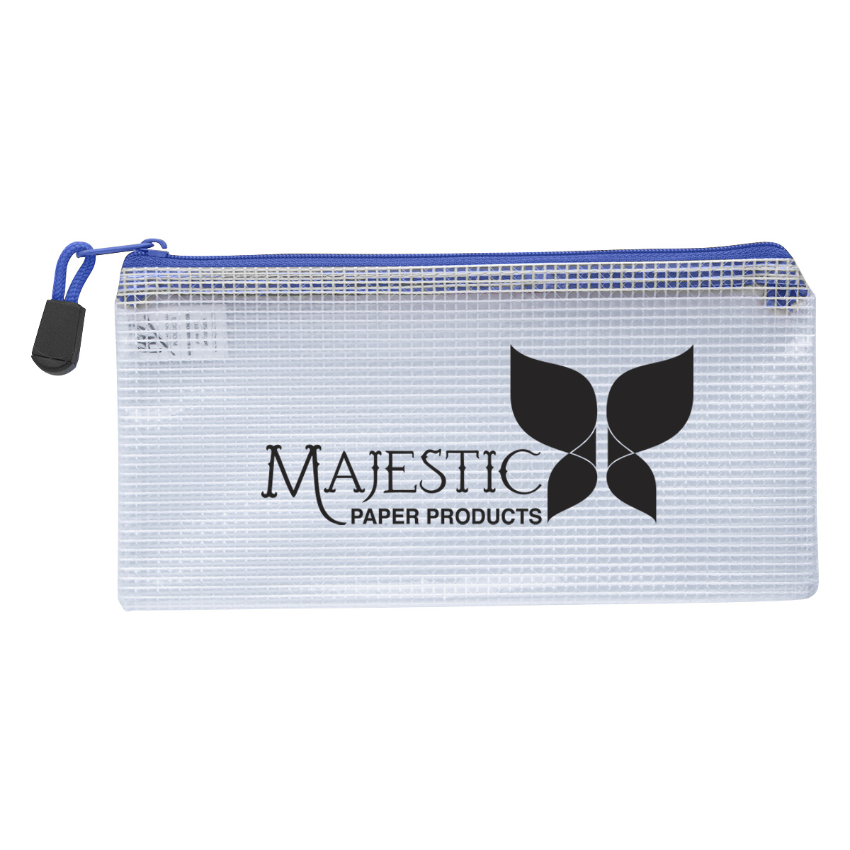 Clear Zippered Pencil Pouch 1