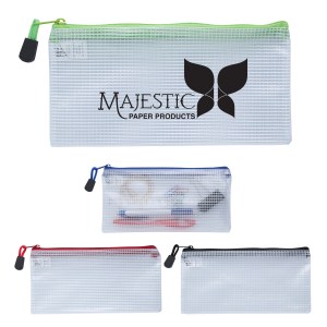 Clear Zippered Pencil Pouch 1 Clear Zippered Pencil Pouch 1