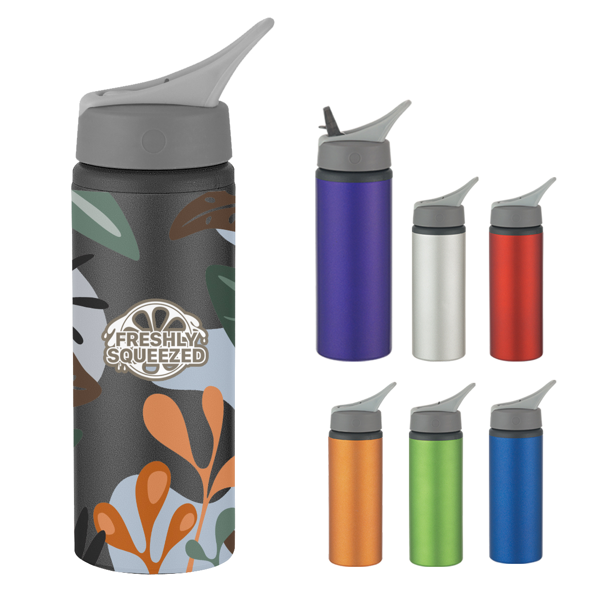 25 Oz. Full Color Aluminum Bike Bottle 1