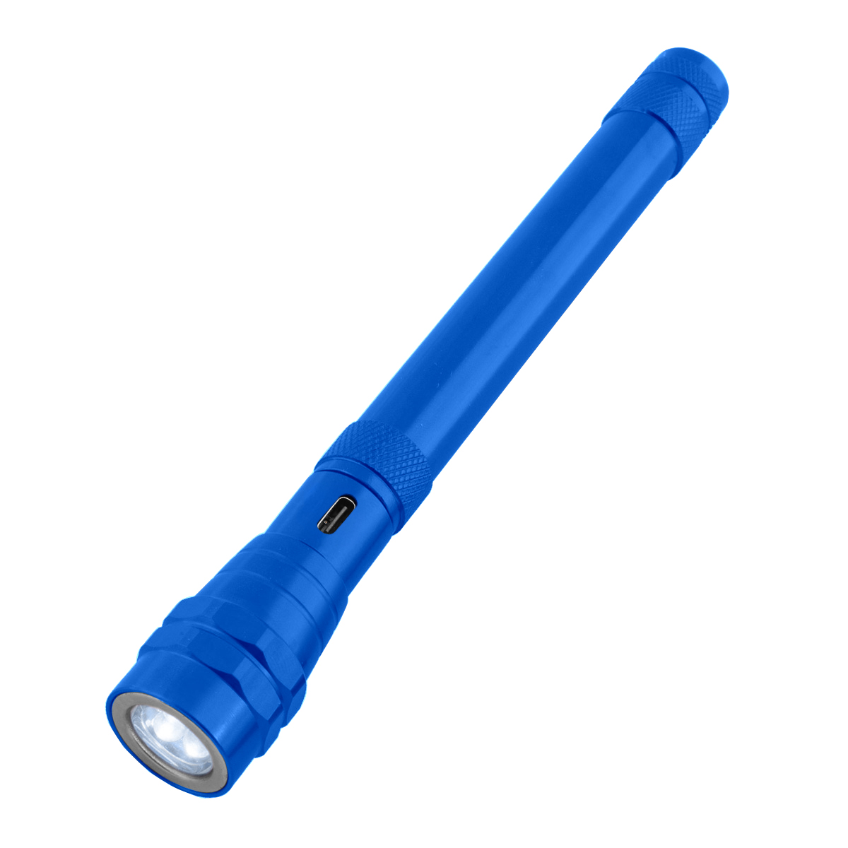 Telescopic Rechargeable Recycled Aluminum Flashlight With Magnet 2.0 1