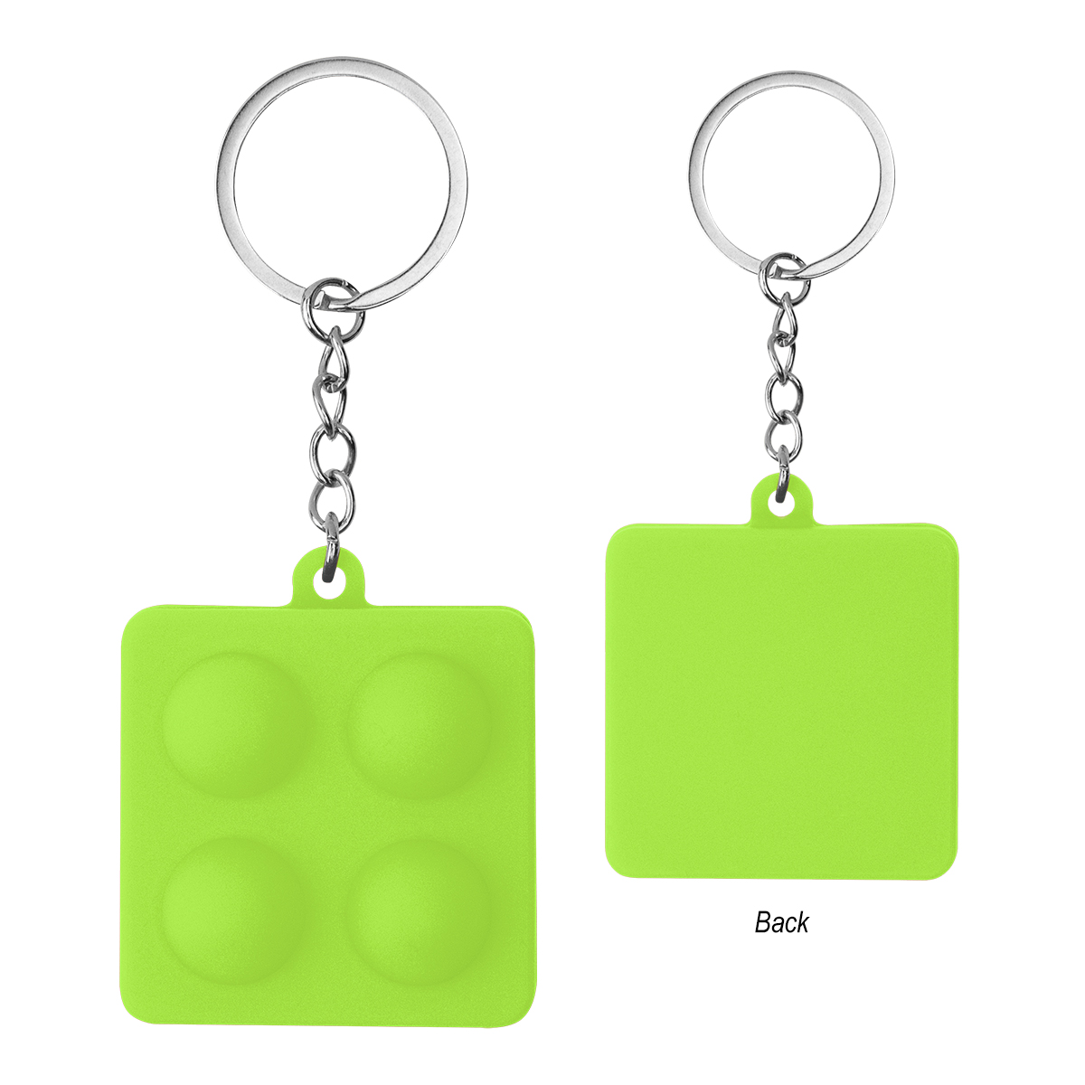 Push Pop Square Stress Reliever Keychain 1