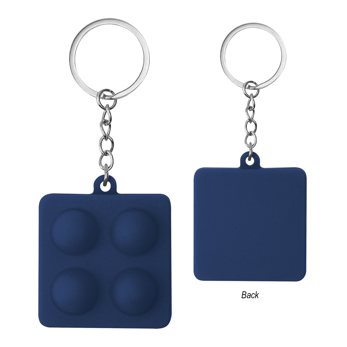 Push Pop Square Stress Reliever Keychain 1