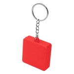 Push Pop Square Stress Reliever Keychain - 20160 RED Angle Push Pop Square Stress Reliever Keychain - 20160 RED Angle