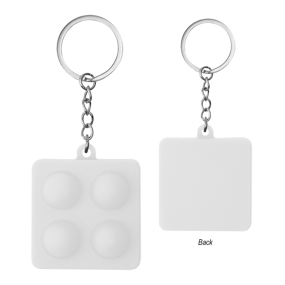 Push Pop Square Stress Reliever Keychain 1