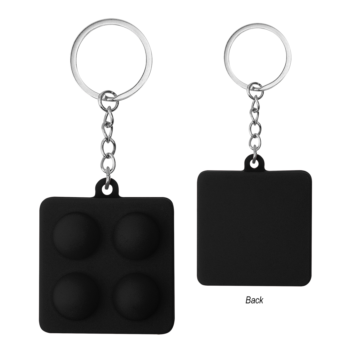 Push Pop Square Stress Reliever Keychain 1