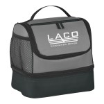 Two Compartment Lunch Pail Bag - 3513 GRABLK Silkscreen Two Compartment Lunch Pail Bag - 3513 GRABLK Silkscreen