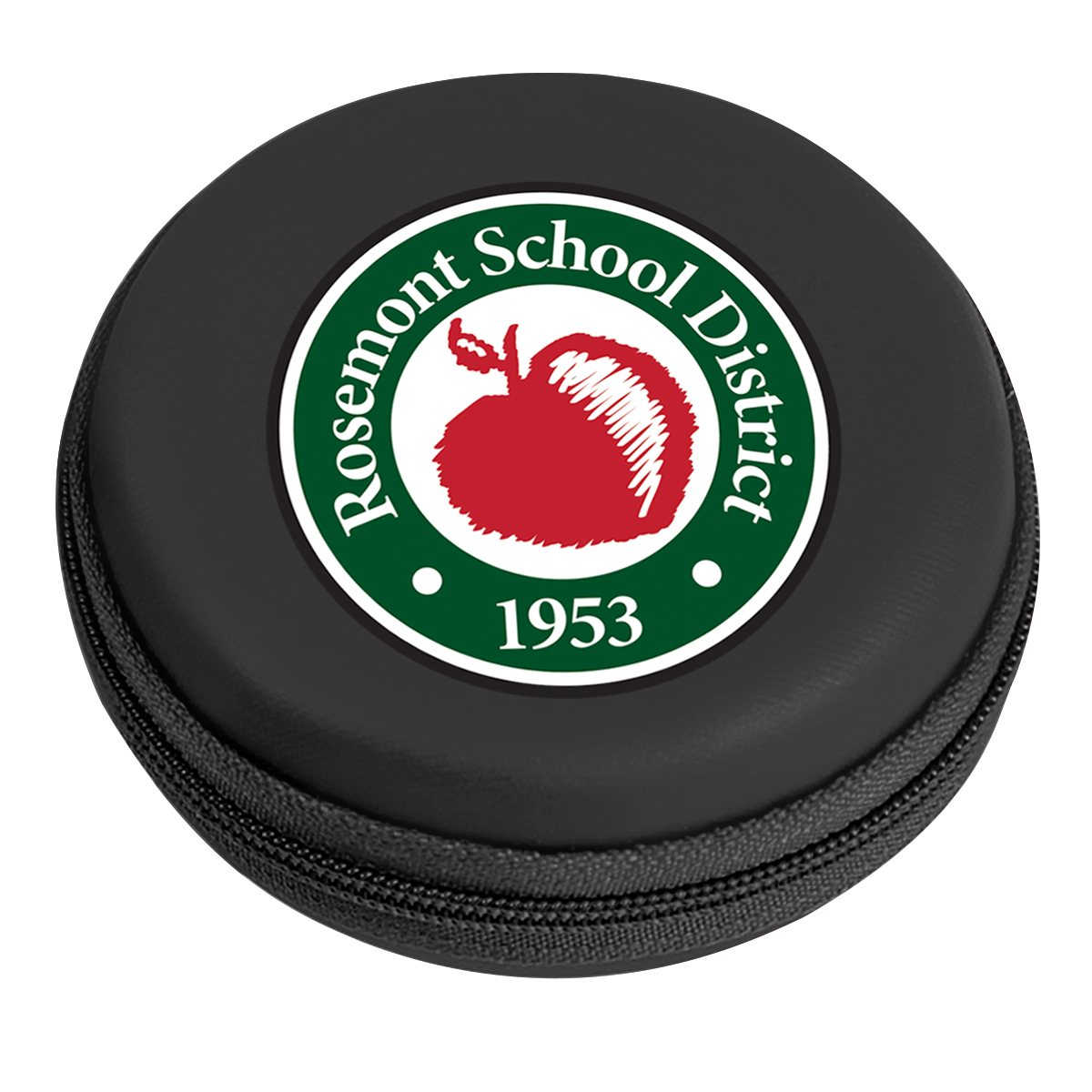 Round Zippered Electronics Travel Case 1