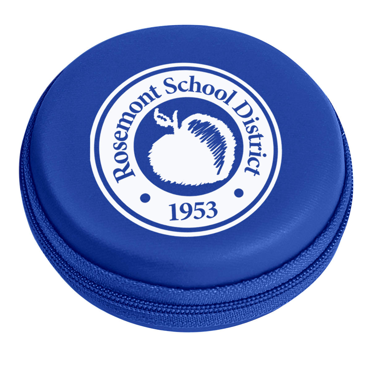 Round Zippered Electronics Travel Case 1