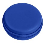 Round Zippered Electronics Travel Case - 2856 BLU Blank Round Zippered Electronics Travel Case - 2856 BLU Blank