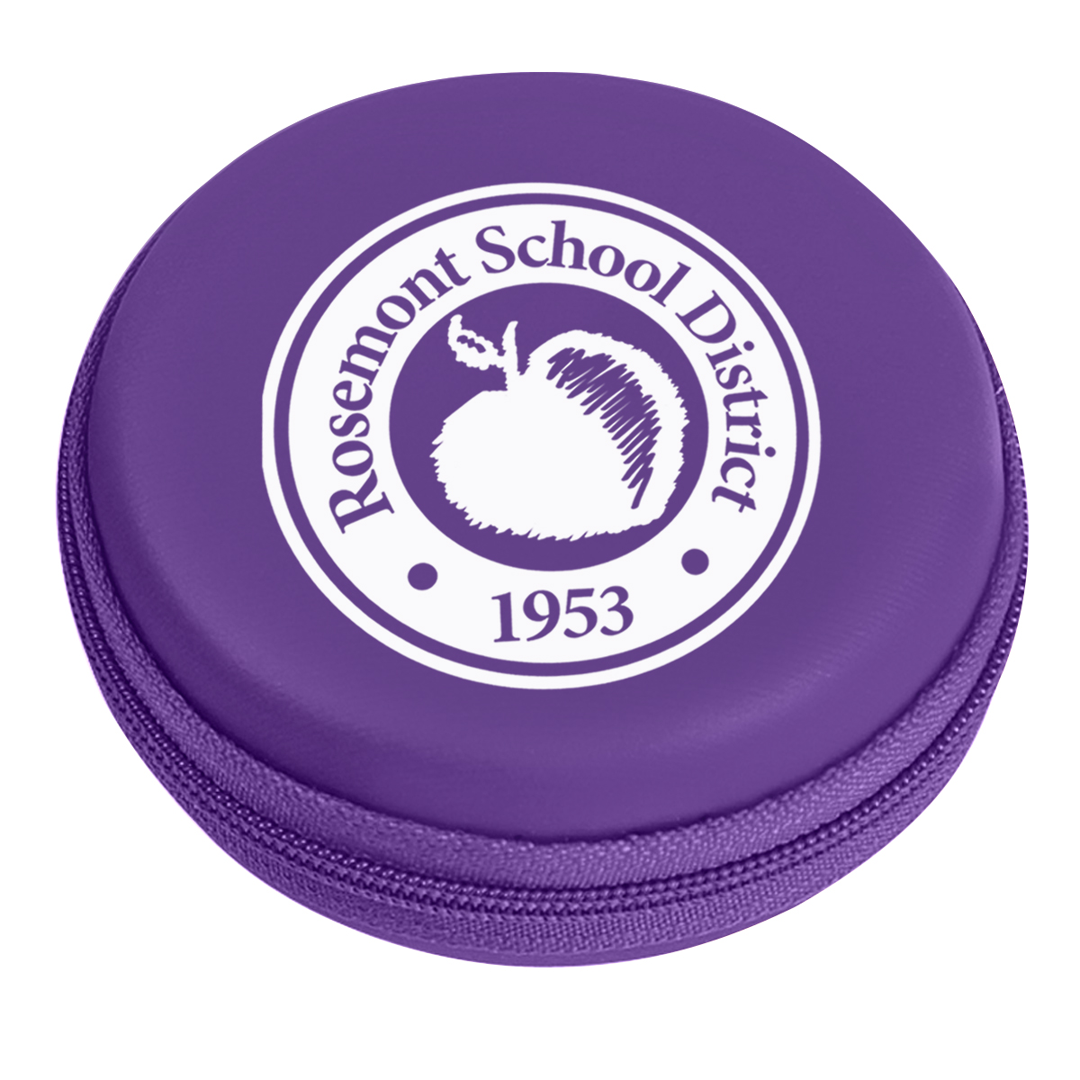 Round Zippered Electronics Travel Case 1