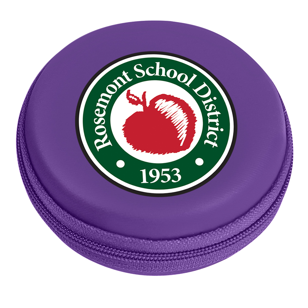 Round Zippered Electronics Travel Case 1