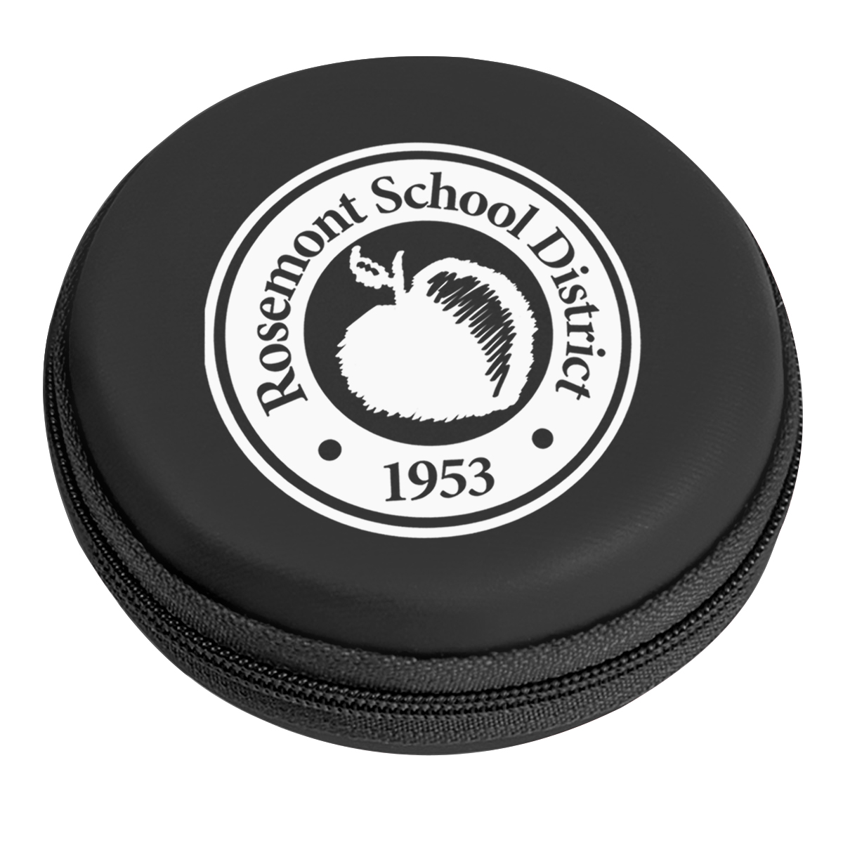 Round Zippered Electronics Travel Case 1