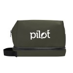 Hudson Recycled Leatherette Cosmetic Bag - 30143 OLV Silkscreen Hudson Recycled Leatherette Cosmetic Bag - 30143 OLV Silkscreen