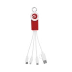 Rabs Multi-charging Cables With Watch Dock - 25238 WHTRED Padprint Rabs Multi-charging Cables With Watch Dock - 25238 WHTRED Padprint