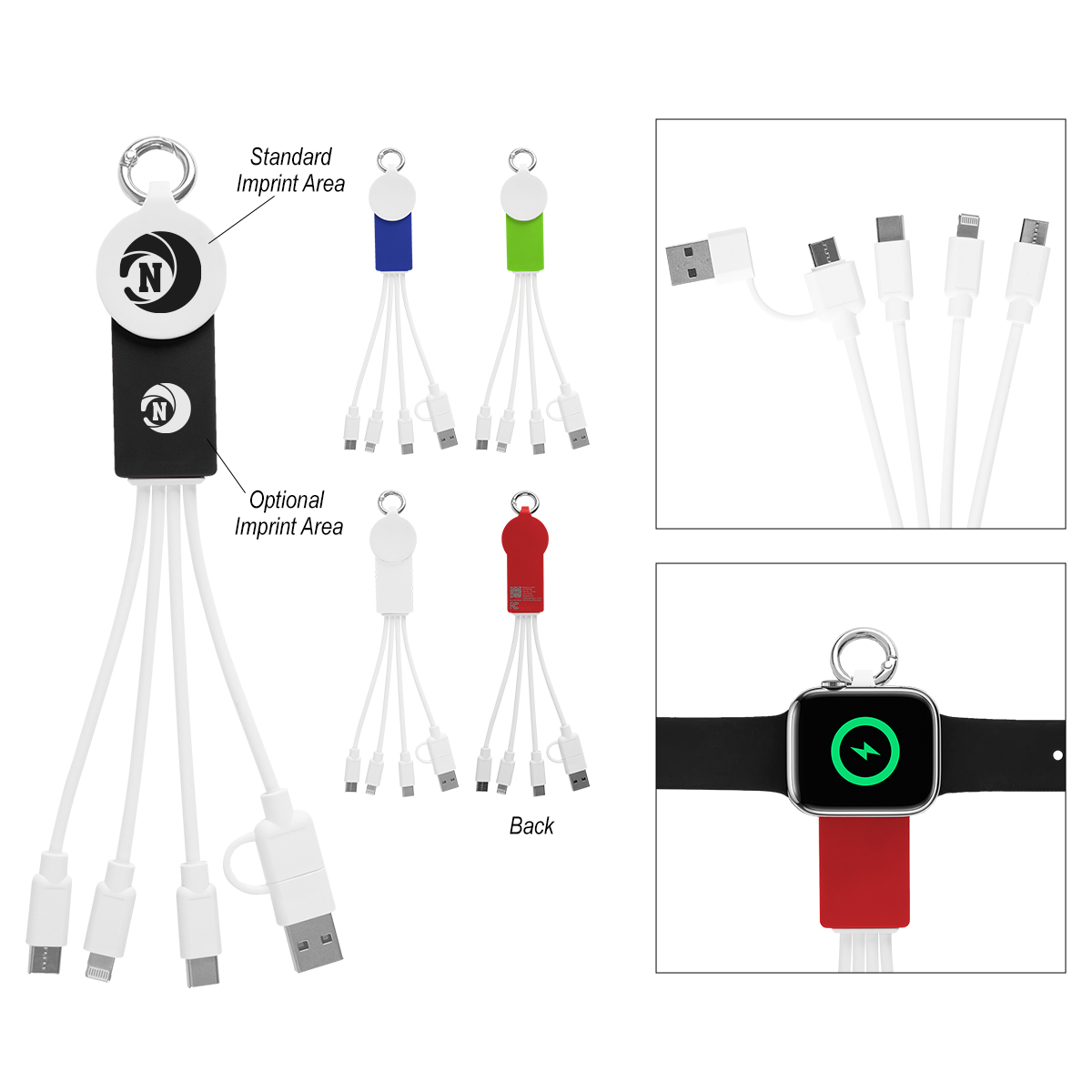 Rabs Multi-charging Cables With Watch Dock 1