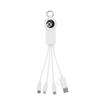 Rabs Multi-charging Cables With Watch Dock - 25238 WHTWHT Padprint Rabs Multi-charging Cables With Watch Dock - 25238 WHTWHT Padprint