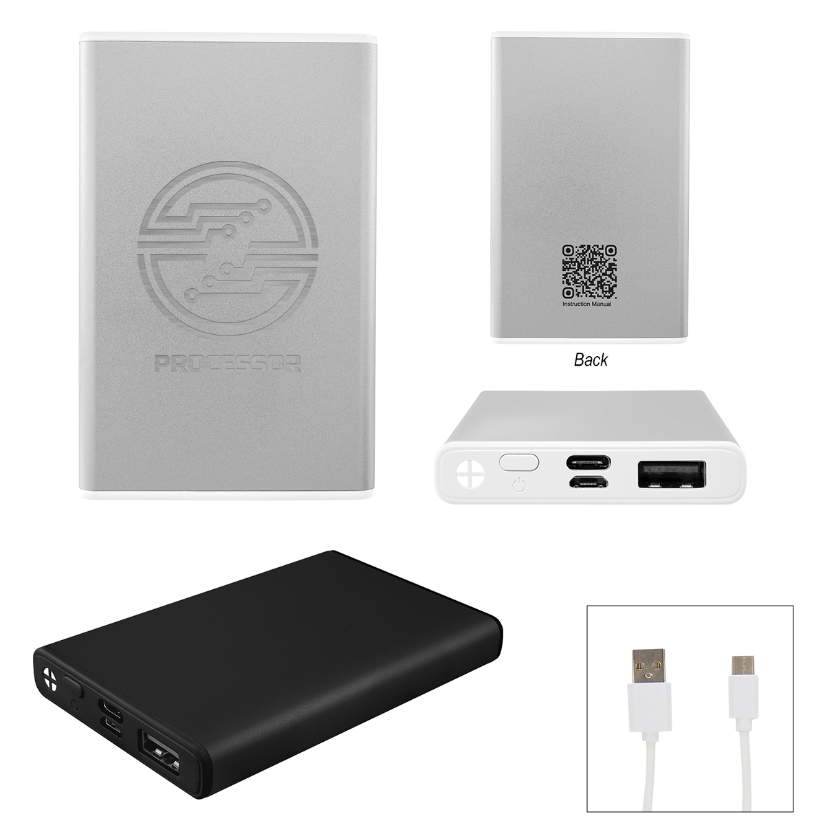 5000 Mah Rabs & Aluminum Power Bank 1
