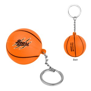 Basketball Stress Reliever Keychain 1 Basketball Stress Reliever Keychain 1