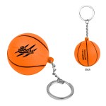 Basketball Stress Reliever Keychain - 20118 ORN Padprint Basketball Stress Reliever Keychain - 20118 ORN Padprint