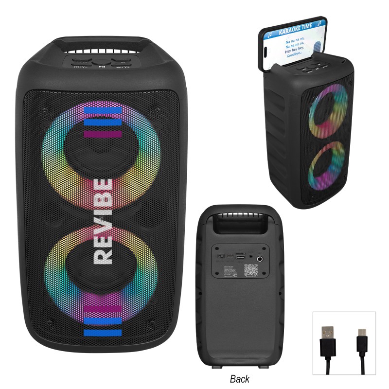 Wireless Speaker Tower With Phone Holder 1 Wireless Speaker Tower With Phone Holder 1