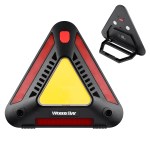 Rabs Auto Emergency Triangle Light - 75251 BLK Padprint Rabs Auto Emergency Triangle Light - 75251 BLK Padprint