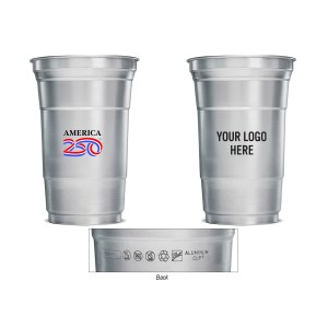 America250™ Top Cup By Ball™ 20 Oz. Aluminum Cup 1 America250™ Top Cup By Ball™ 20 Oz. Aluminum Cup 1