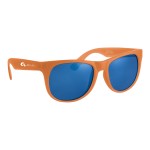Quinn Mirrored Malibu Sunglasses - 61000 FSTORNBLU Silkscreen Quinn Mirrored Malibu Sunglasses - 61000 FSTORNBLU Silkscreen