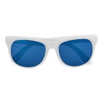 Quinn Mirrored Malibu Sunglasses - 61000 FSTWHTBLU Front Quinn Mirrored Malibu Sunglasses - 61000 FSTWHTBLU Front