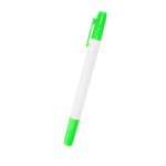 Dual Tip Highlighter - 12070 WHTGRN Blank Dual Tip Highlighter - 12070 WHTGRN Blank