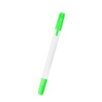 Dual Tip Highlighter - 12070 WHTGRN Front Dual Tip Highlighter - 12070 WHTGRN Front