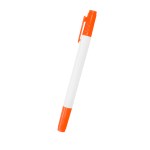 Dual Tip Highlighter - 12070 WHTORN Blank Dual Tip Highlighter - 12070 WHTORN Blank