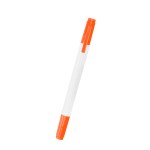 Dual Tip Highlighter - 12070 WHTORN Front Dual Tip Highlighter - 12070 WHTORN Front