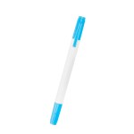 Dual Tip Highlighter - 12070 WHTBLU Front Dual Tip Highlighter - 12070 WHTBLU Front