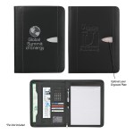 Eclipse Bonded Leather Zippered Portfolio With Calculator 1 Eclipse Bonded Leather Zippered Portfolio With Calculator 1