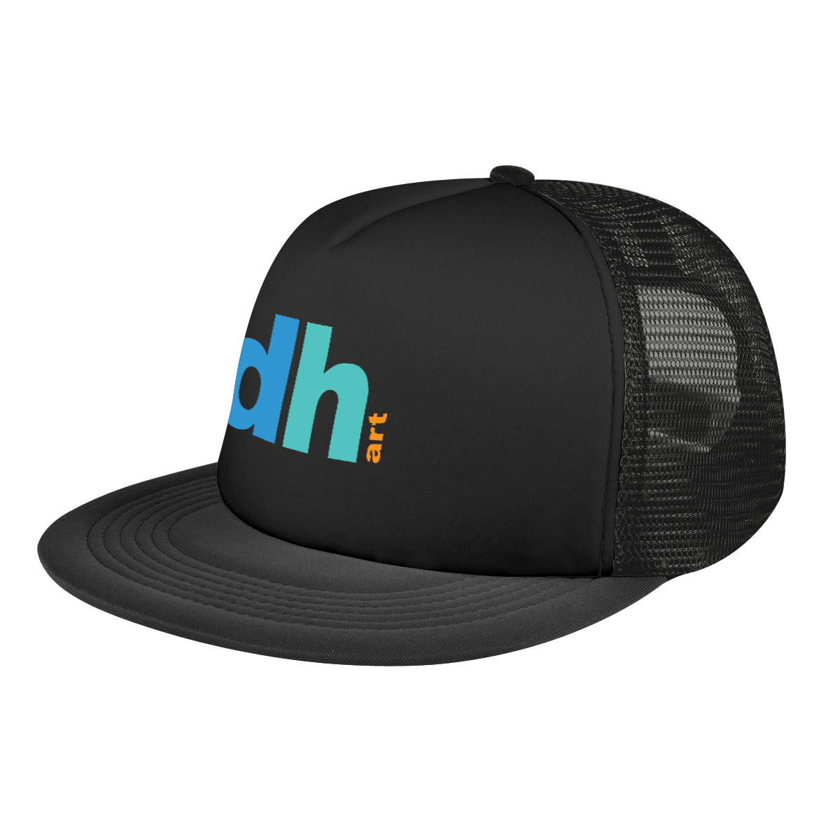 Flat Bill Trucker Cap 1