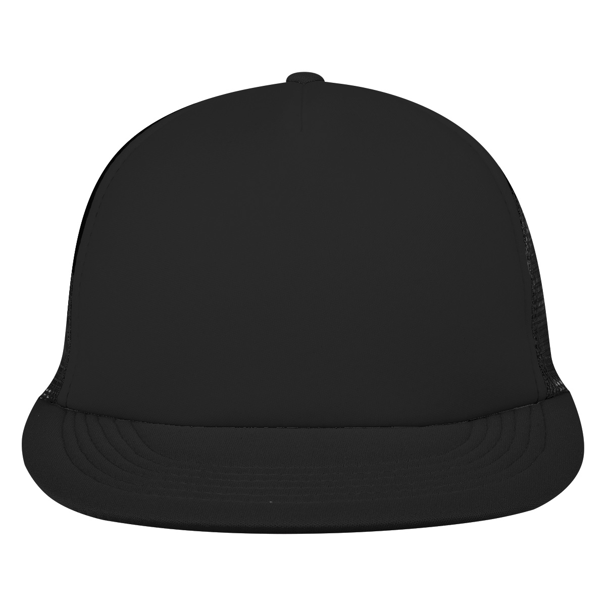 Flat Bill Trucker Cap 1