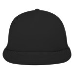Flat Bill Trucker Cap - 1038 WHTBLK STRAIGHT Flat Bill Trucker Cap - 1038 WHTBLK STRAIGHT