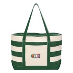Cotton Canvas Nautical Tote Bag - 3240 NATGRF Embroidery Cotton Canvas Nautical Tote Bag - 3240 NATGRF Embroidery