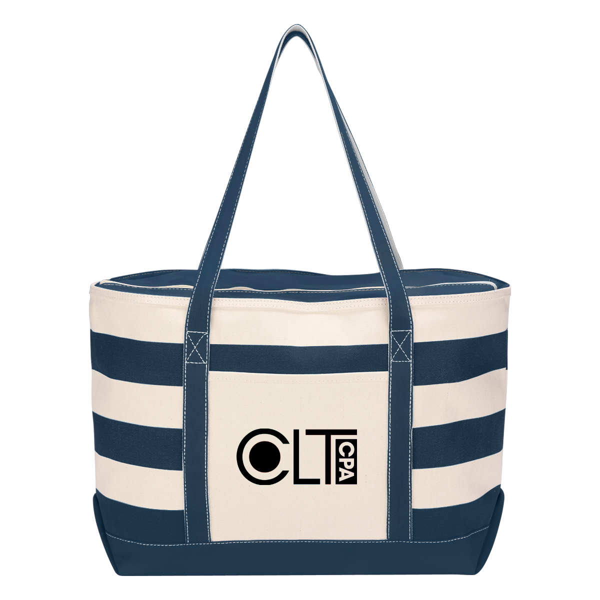 Cotton Canvas Nautical Tote Bag 1