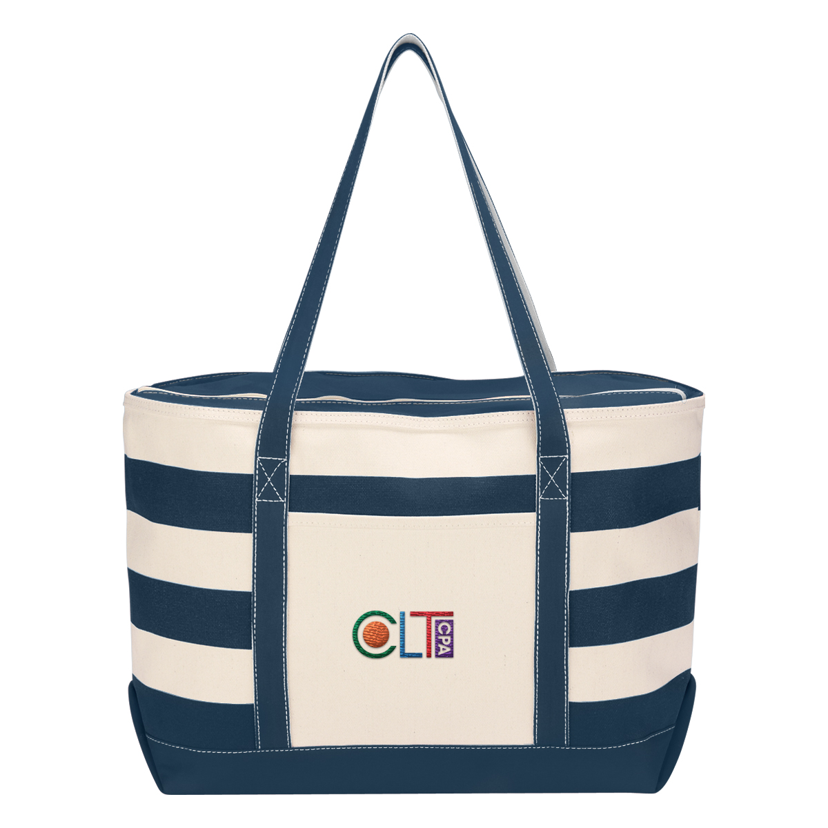 Cotton Canvas Nautical Tote Bag 1
