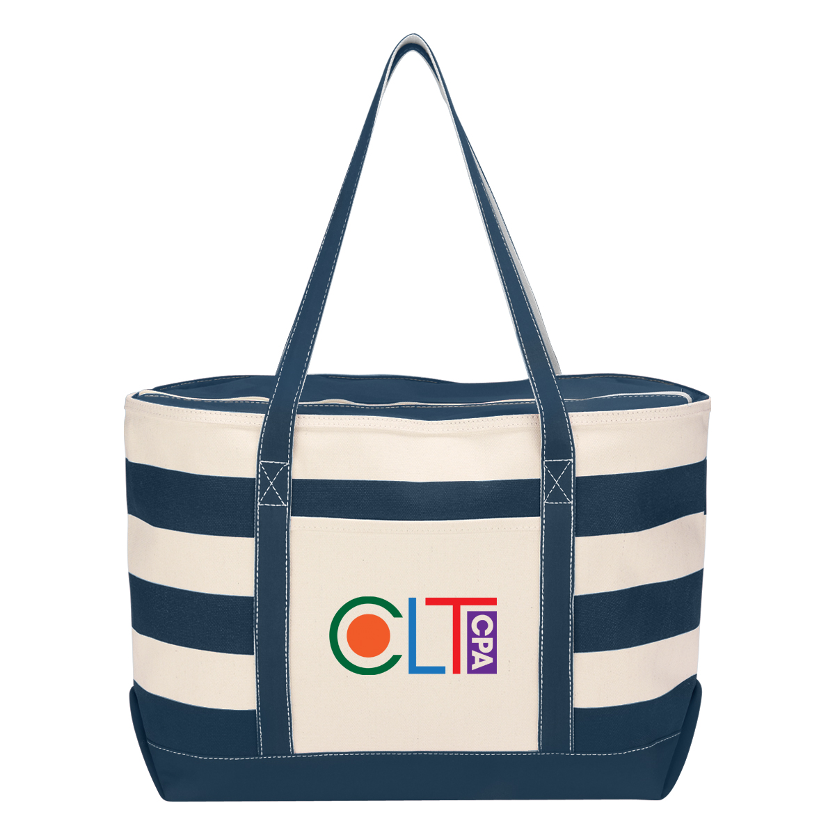 Cotton Canvas Nautical Tote Bag 1