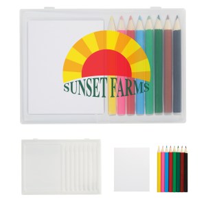 8-piece Colored Pencil Art Set In Case 1 8-piece Colored Pencil Art Set In Case 1