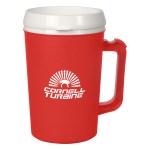 34 Oz. Thermo Insulated Mug - 5934 WHT Silskcreen 34 Oz. Thermo Insulated Mug - 5934 WHT Silskcreen