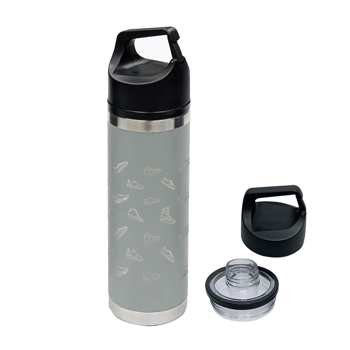 18 Oz. Full Laser Davenport Stainless Steel Bottle 1